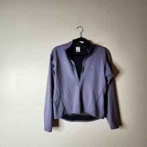 Patagonia Women's Lavender Quarter-Zip Jacket Size Large